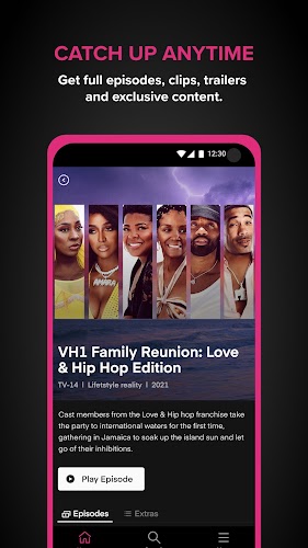 Schermata Watch VH1 TV 1