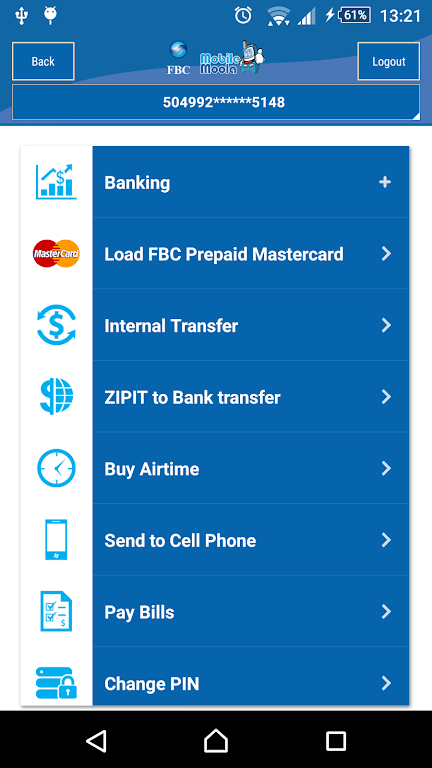 FBC Mobile Banking ภาพหน้าจอ 0