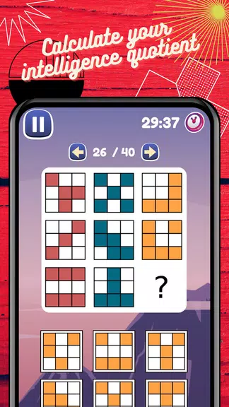 IQ Test: Logic brain training 스크린샷 0