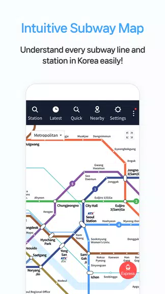 Smarter Subway – Korean subway Zrzut ekranu 2