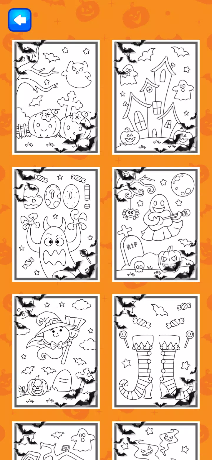 Halloween Coloring Game Captura de tela 1