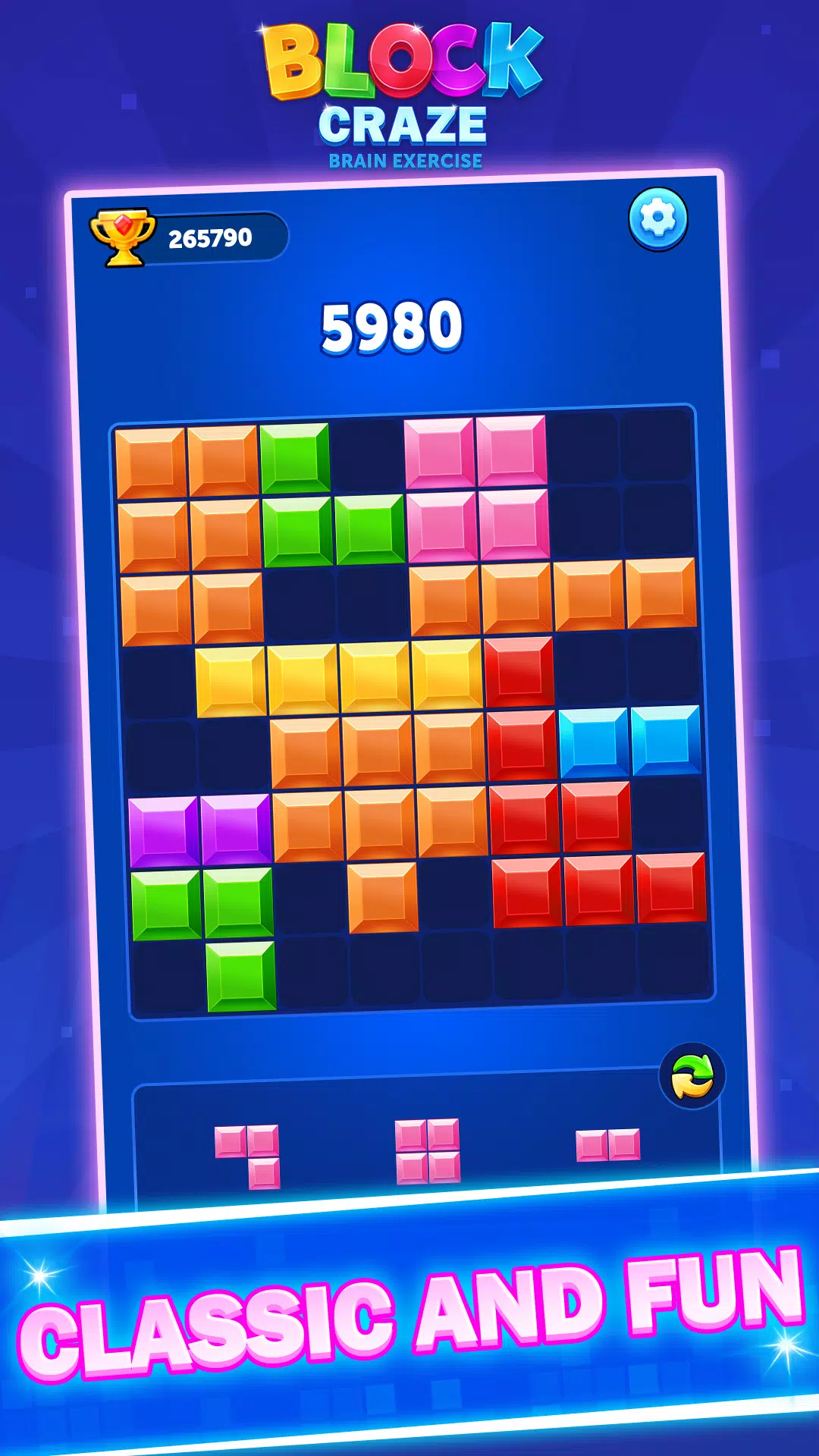 Block Craze：Brain Exercise Screenshot 3