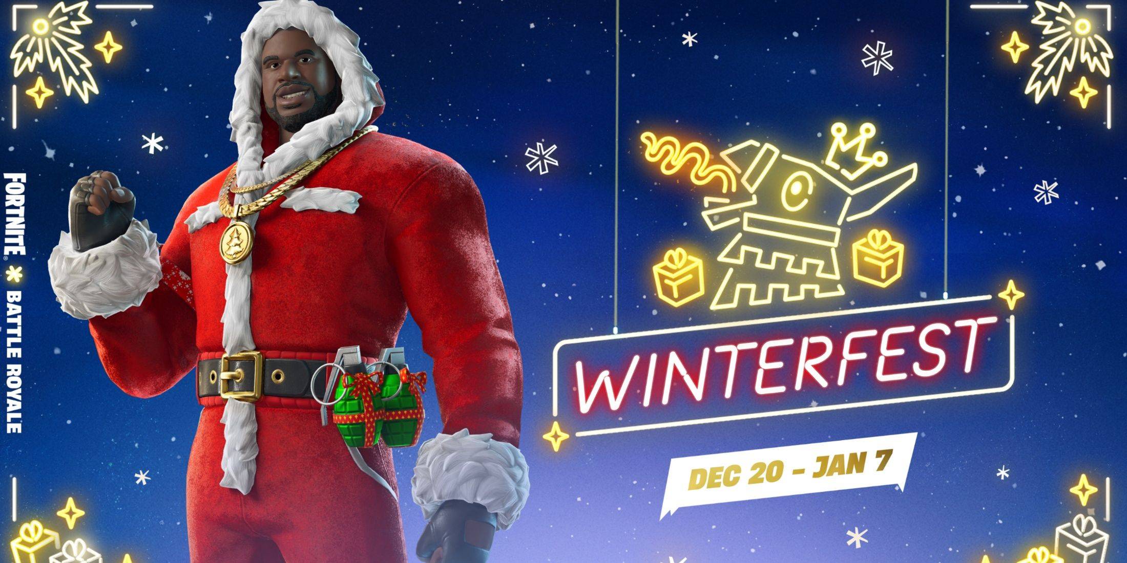 Santa Shaq Fortnite Skin