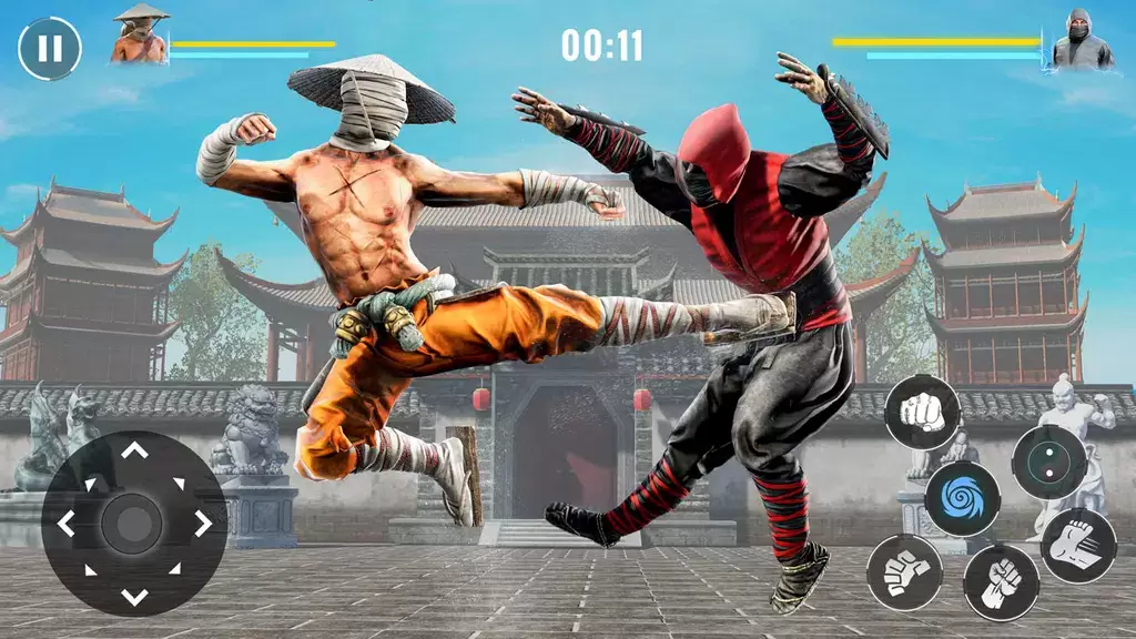 Karate Kung Fu Fighting Game 스크린샷 0