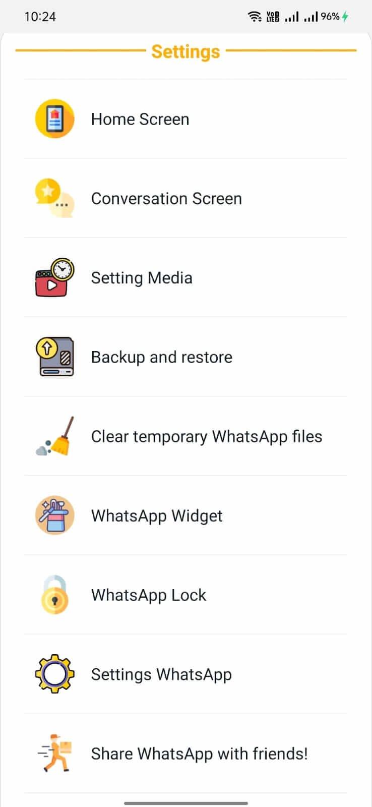 WhatsApp Red ဖန်သားပြင်ဓာတ်ပုံ 0