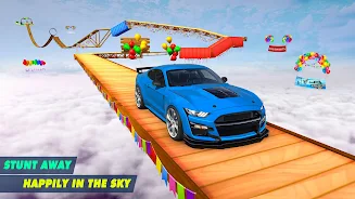 Ramp Car Game: Car Stunt Games Tangkapan skrin 3