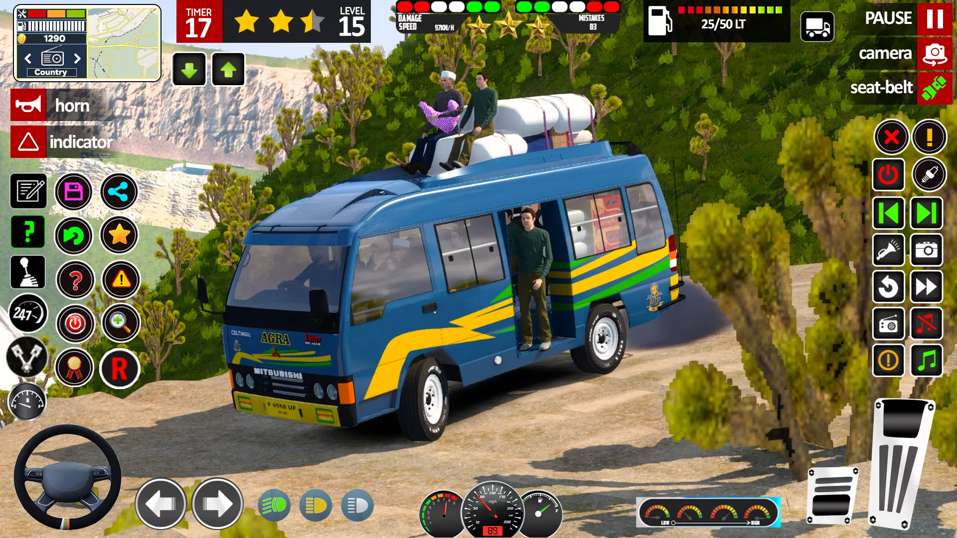 Real Mini Coach: Bus Game 3D Screenshot 3