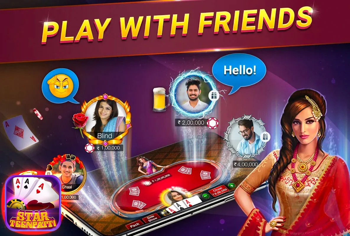 Teen Patti Star - Online Captura de tela 1