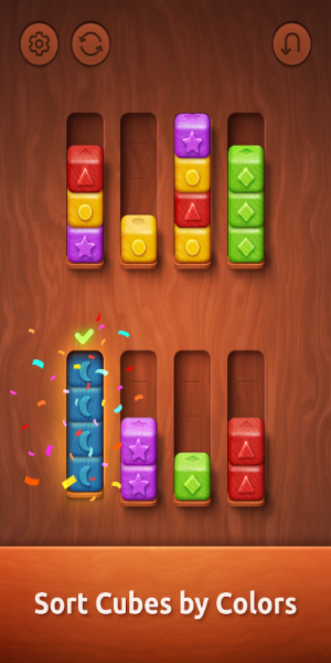 Colorwood Sort Puzzle Game Mod Capture d'écran 0