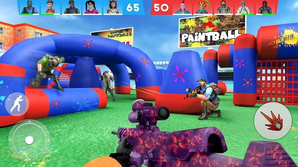 Paintball Shooting Game 3D Screenshot 3