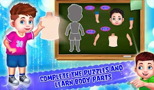 Kids Learning Human Bodyparts Screenshot 2