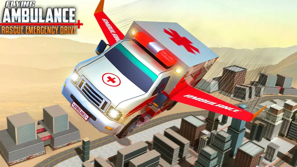 Flying Ambulance Rescue Drive 스크린샷 2