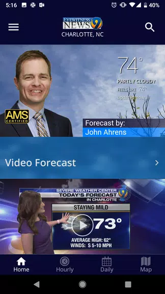 WSOC-TV Weather Captura de tela 1