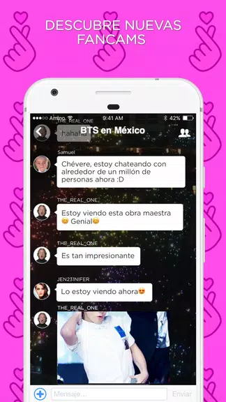 Schermata K-Pop Amino en Español 2