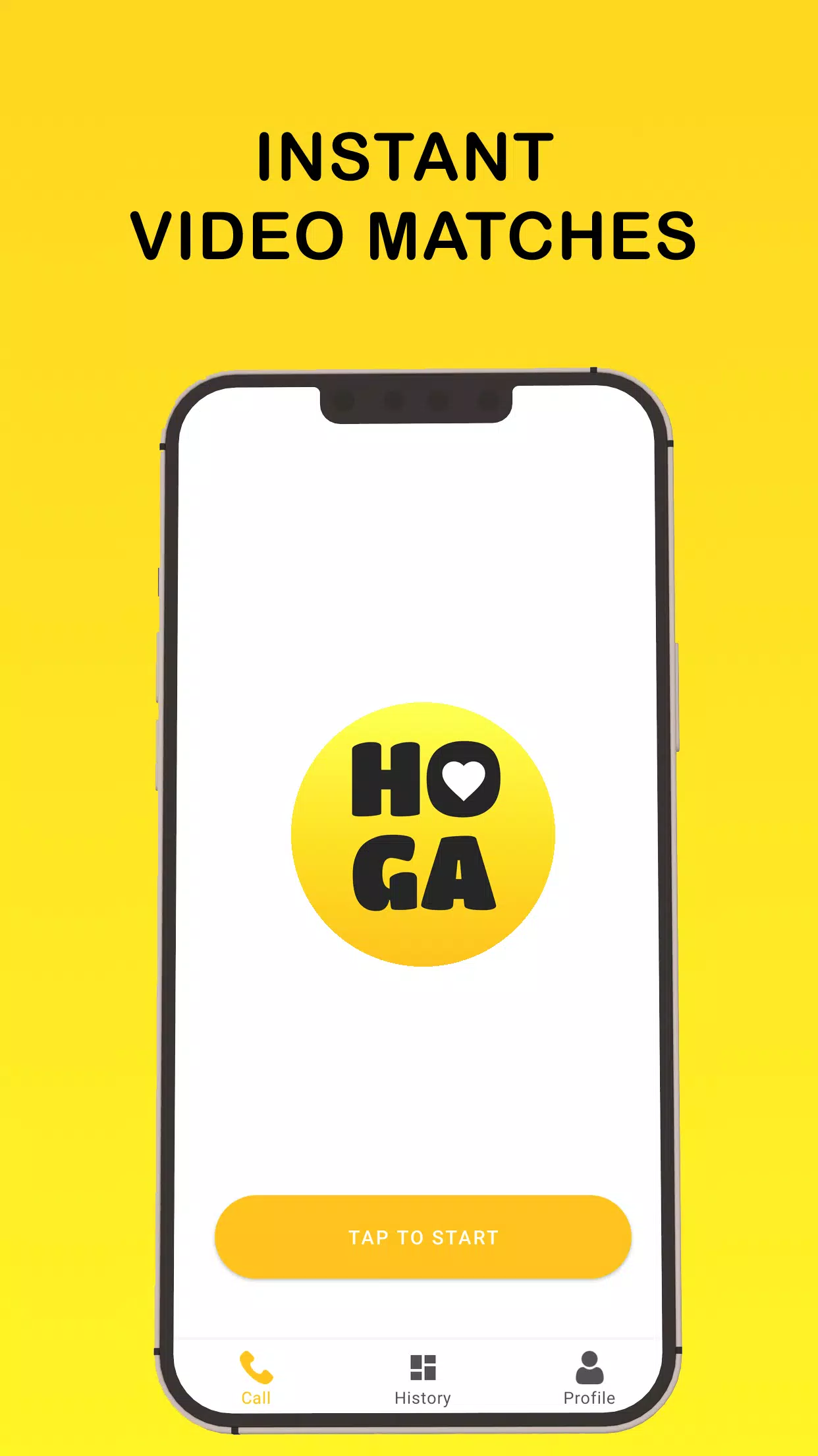 Hoga - Live video chat Скриншот 1