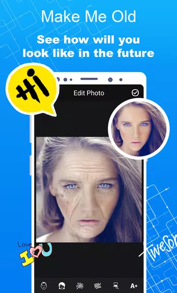 Make Me Old - Aged Face Maker Скриншот 0