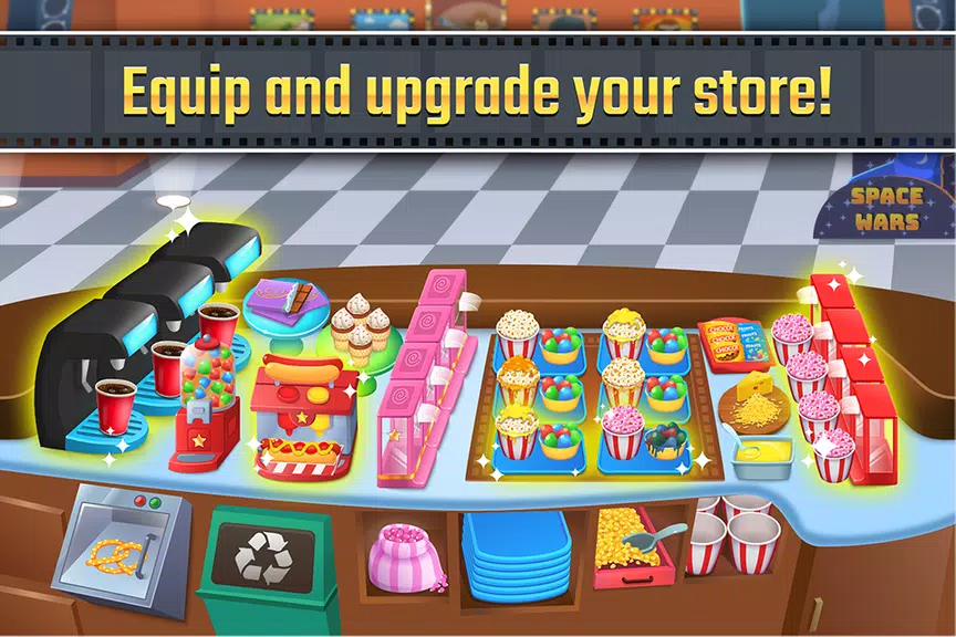 My Cine Treats Shop: Food Game Capture d'écran 3