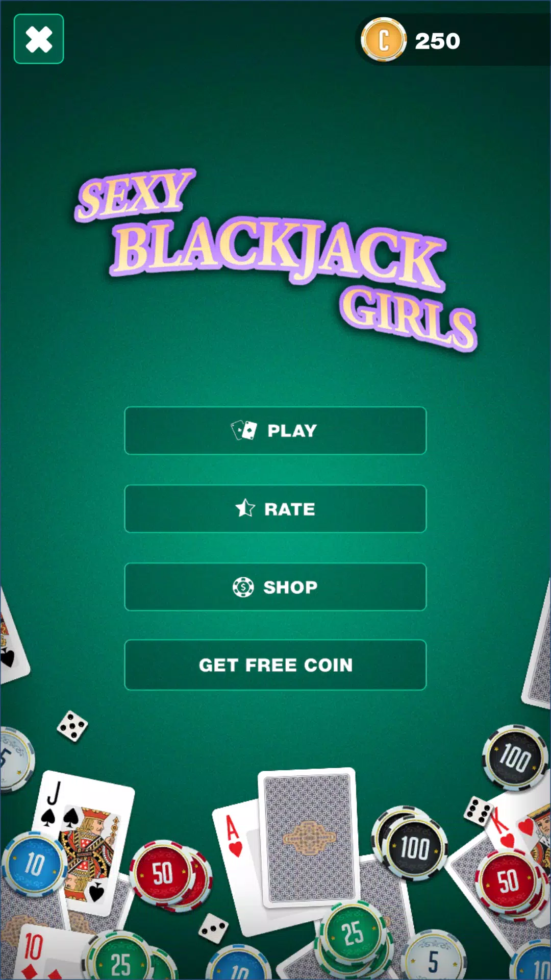 Sexy blackjack girls: make 21 Скриншот 0