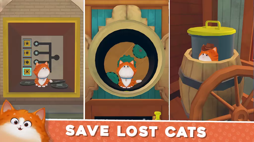 Cats in Time - Relaxing Puzzle Screenshot 1