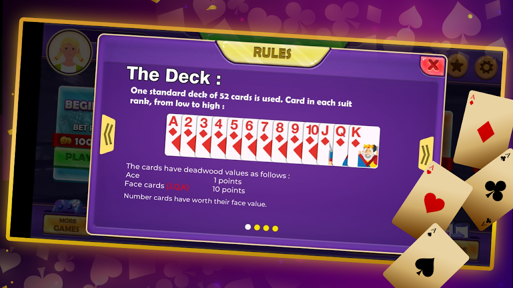 Gin Rummy Multiplayer Earn BTC Ekran Görüntüsü 3