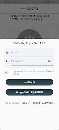 Go VPN - Google One-Key SignIn Zrzut ekranu 0