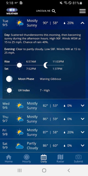 10/11 NOW Weather應用截圖第0張