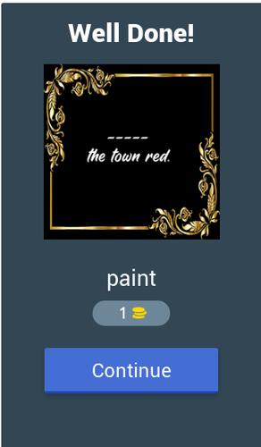 Fill in the Blank Word Quiz Captura de pantalla 1