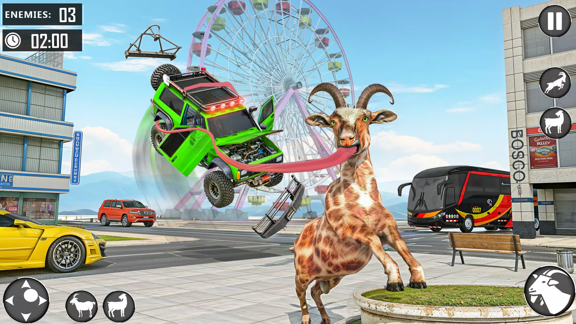 Angry Goat Fun Simulator 스크린샷 0