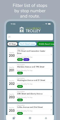 Miami Beach Trolley Tracker ဖန်သားပြင်ဓာတ်ပုံ 1