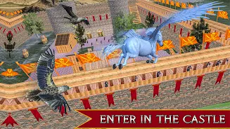 Schermata Flying Unicorn Horse Game 1