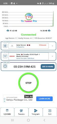 Tx Tunnel Pro - Super Fast Net 스크린샷 2