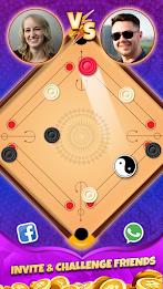 Carrom Board Offline Game ဖန်သားပြင်ဓာတ်ပုံ 0