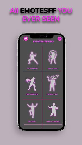 EmotesFF PRO | Dances & Emotes Capture d'écran 2