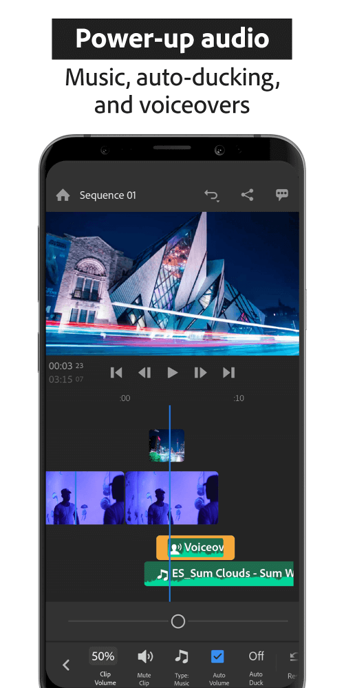 Schermata Adobe Premiere Rush: Video 2