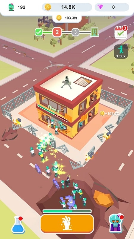 Idle Zombie Army স্ক্রিনশট 1