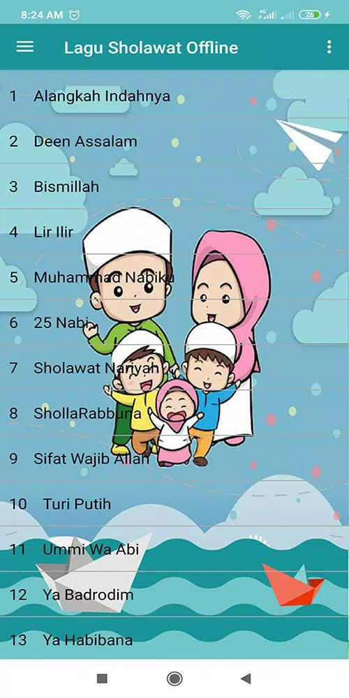 Lagu Sholawat & Anak Muslim Ảnh chụp màn hình 1