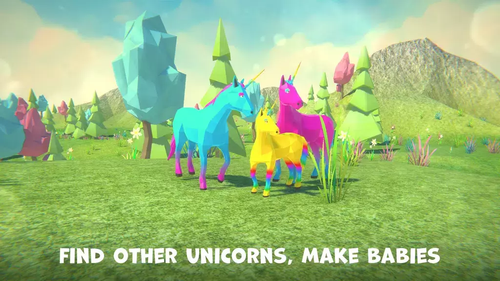 Unicorn Family Simulator ဖန်သားပြင်ဓာတ်ပုံ 0