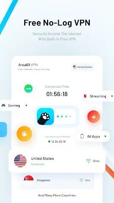 Pawxy - Fast VPN & Web Browser 스크린샷 1