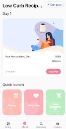 Low carb recipes diet app Ekran Görüntüsü 2