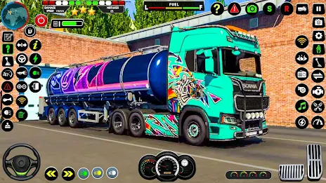 US Oil Tanker Truck Drive Sim 스크린샷 0