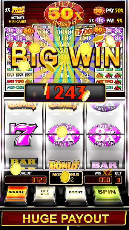 Triple Fifty Times Pay - Free Vegas Style Slots Captura de pantalla 0