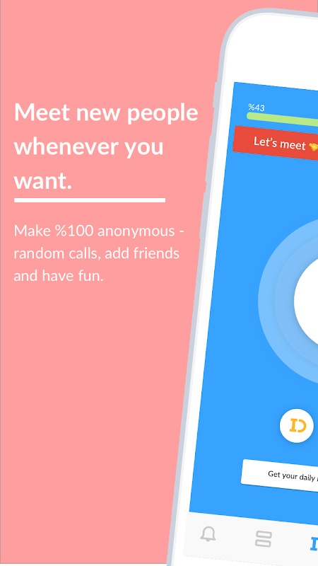 BlindID : Anonymous Live Chat ภาพหน้าจอ 1