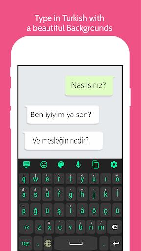 Turkish Language Keyboard Zrzut ekranu 1