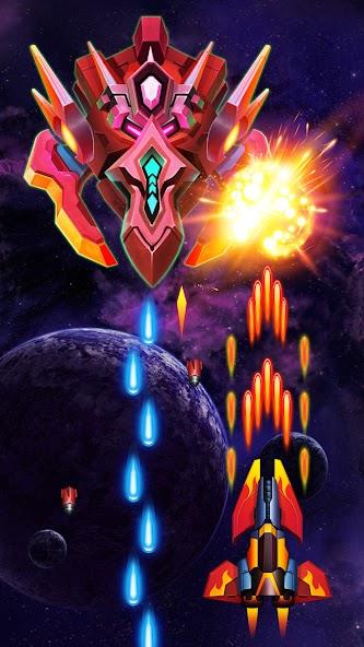 Galaxy Invader: Alien Shooting Mod ဖန်သားပြင်ဓာတ်ပုံ 2