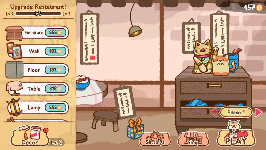 Cute Kawaii Restaurant Captura de tela 2