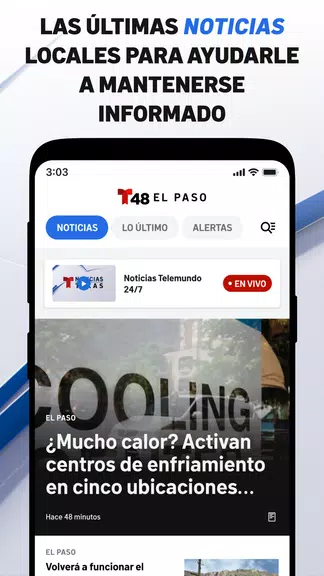 Telemundo 48 El Paso: Noticias Tangkapan skrin 0