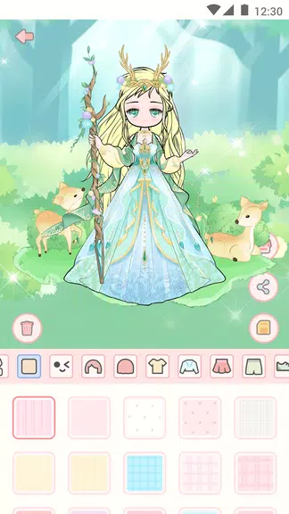 Cute live star:dress up avatar Schermafbeelding 3