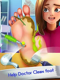 Foot Doctor ASMR Offline Games Screenshot 1