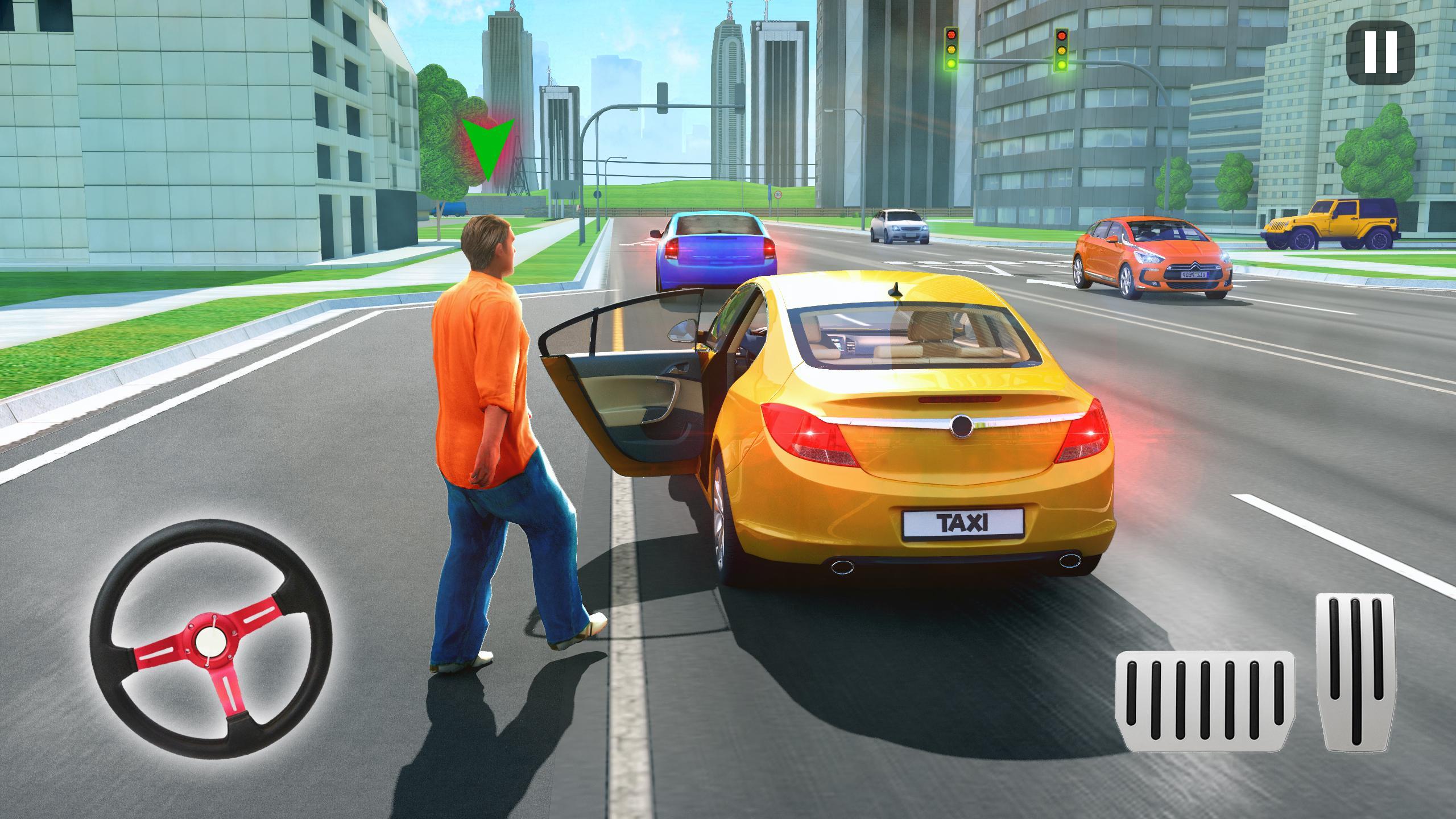 US City Taxi Games - Car Games Tangkapan skrin 1