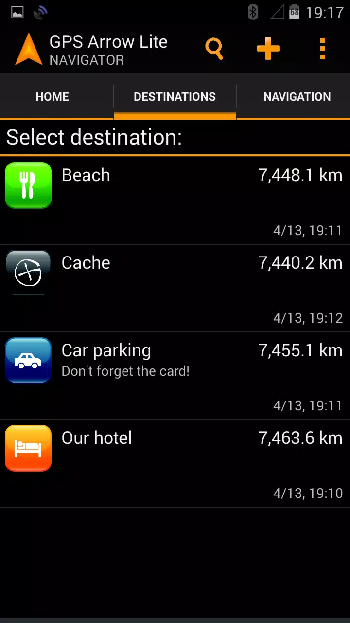 GPS Arrow Navigator LITE Скриншот 1